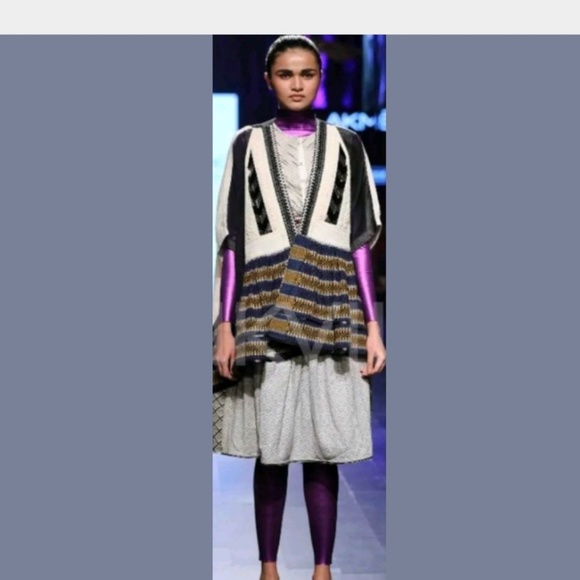 Anthropologie Amit Aggarwal Striped Swing Kimono - Picture 2 of 6